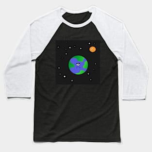 Sad planet Baseball T-Shirt